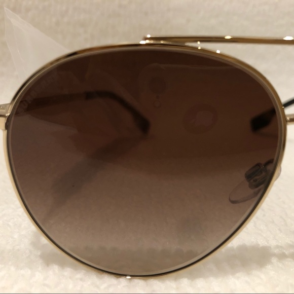 BURBERRY AVIATOR SUNGLASSES || 59MM - Picture 7 of 14
